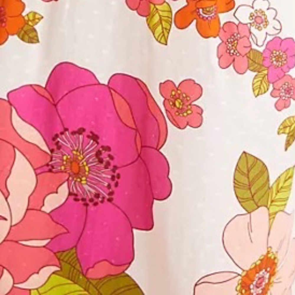 Love The Label | Floral 100% Cotton Briar Maxi Skirt + Tube Top Set | NWT - Picture 9 of 9